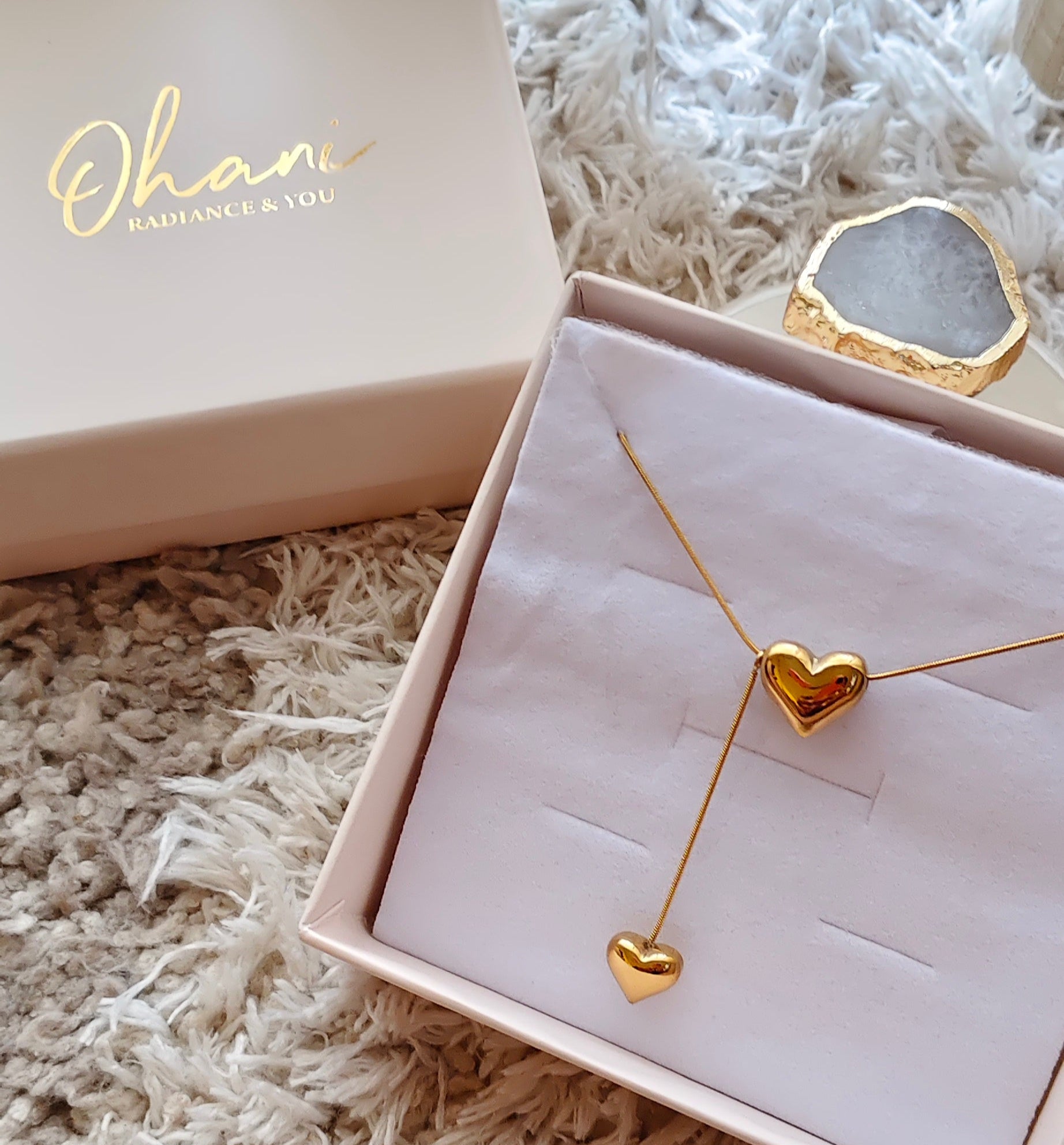 Heartfall Lariat Necklace