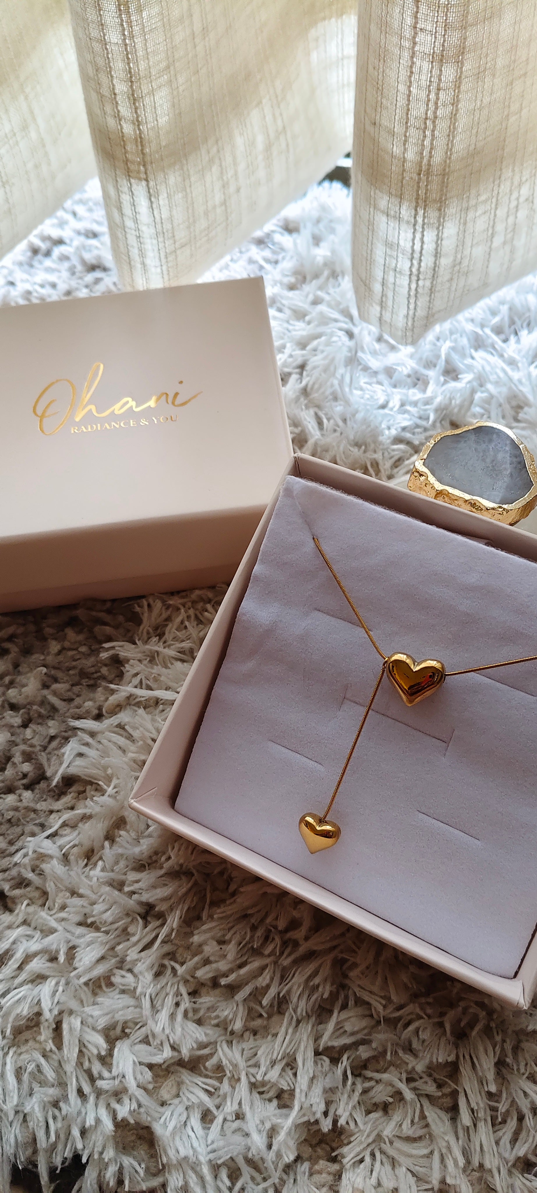 Heartfall Lariat Necklace