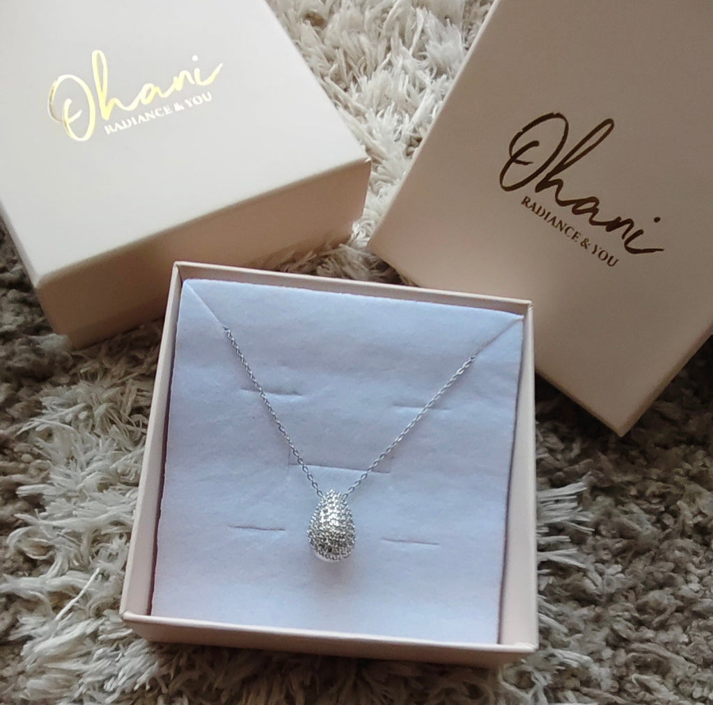 Silver Streamleaf Necklace