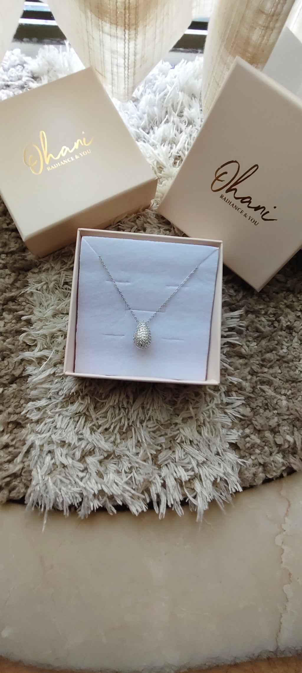 Silver Streamleaf Necklace