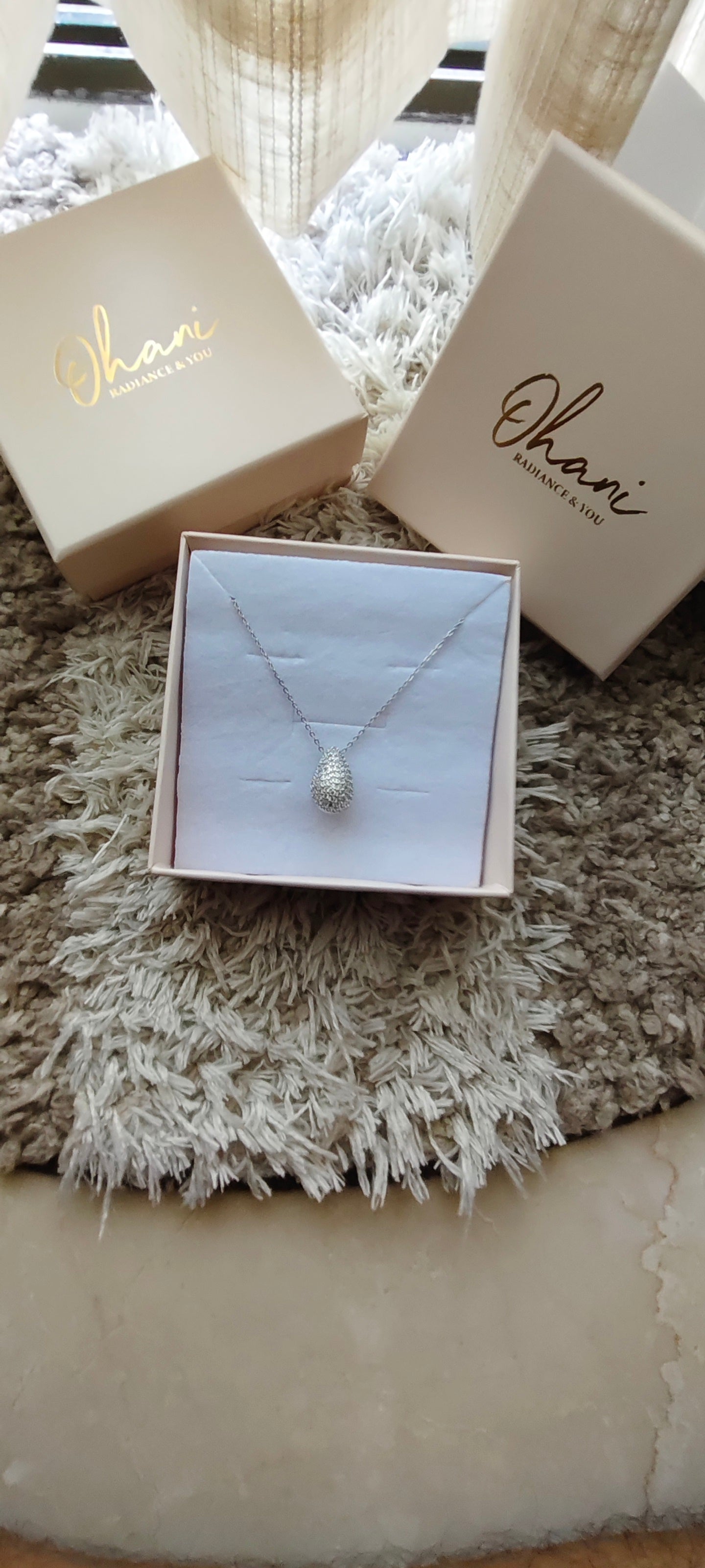 Silver Streamleaf Necklace